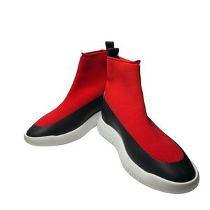 New Hermes Via Black Red Knit Calfskin
Women 37 EUR 7 US Sock Sneakers $970